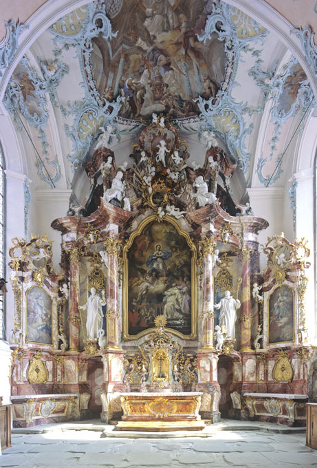 Hochaltar der Ittinger Klosterkirche